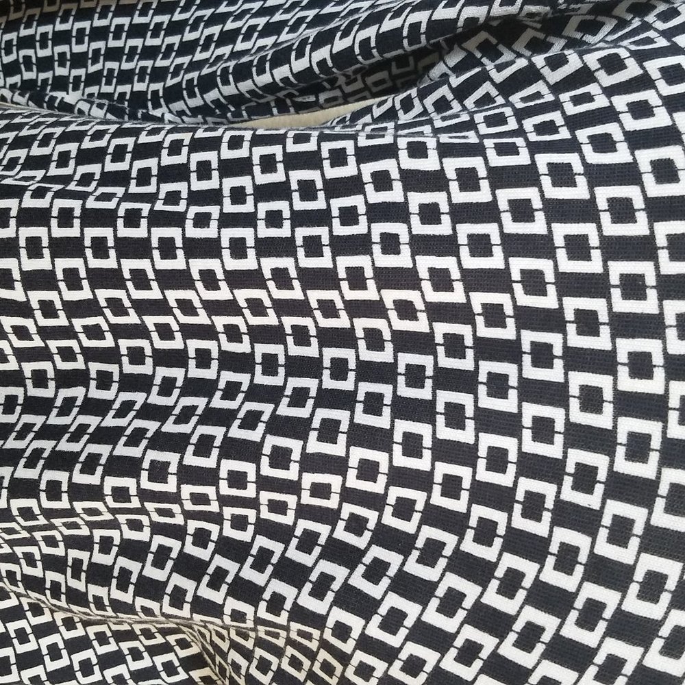 ANN TAYLOR LOFT BLACK WHITE CARDIGAN SWEATER MED - Picture 5 of 5